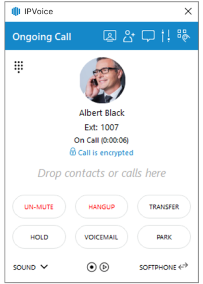 Computer Phone Call Encryption Desktop App - IPVoice